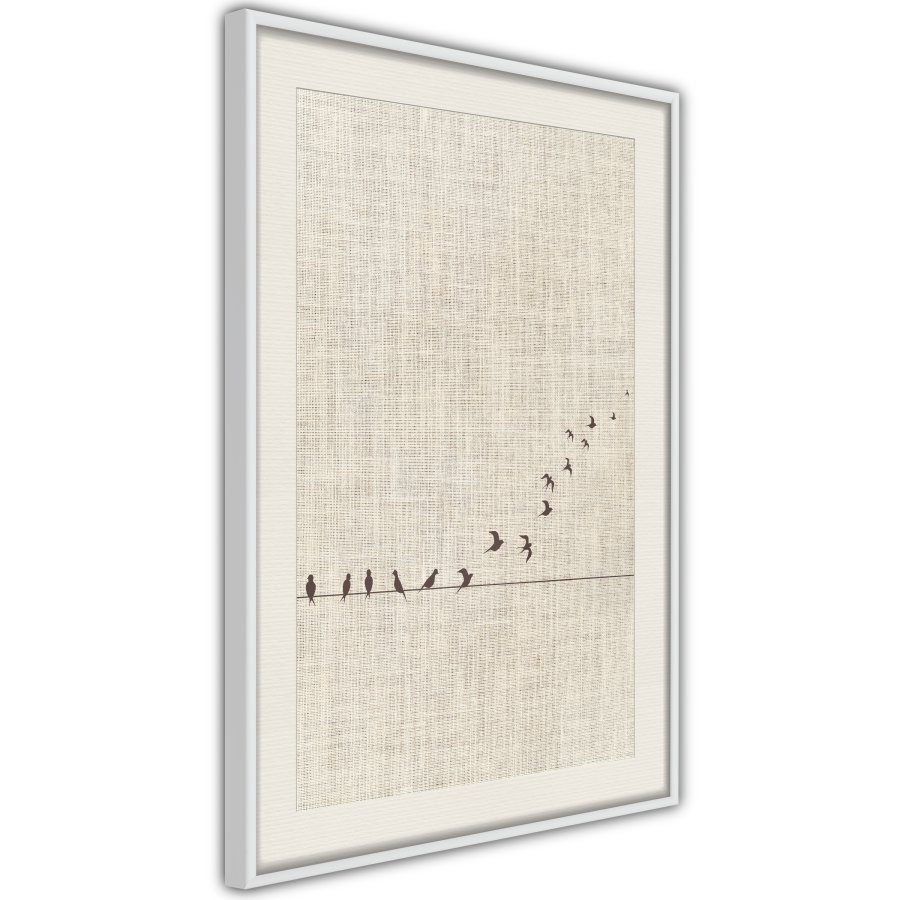 ARTGEIST Plakat med ramme - Learning to Fly