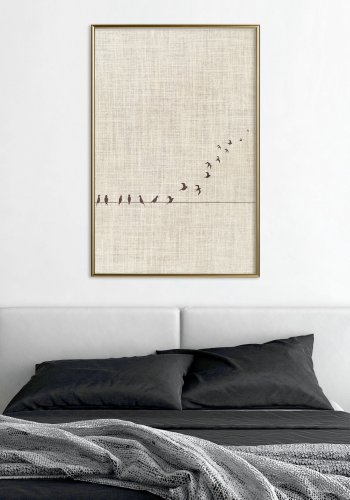 ARTGEIST Plakat med ramme - Learning to Fly