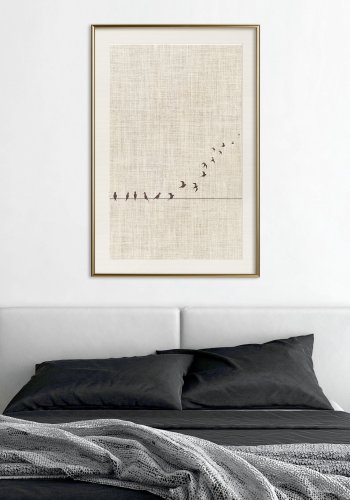 ARTGEIST Plakat med ramme - Learning to Fly