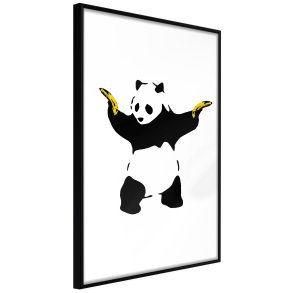 ARTGEIST Plakat med ramme - Banksy: Panda With Guns
