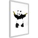 ARTGEIST Plakat med ramme - Banksy: Panda With Guns