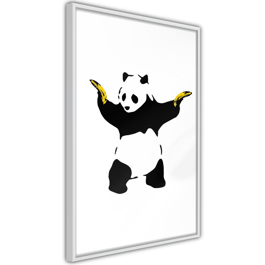 ARTGEIST Plakat med ramme - Banksy: Panda With Guns