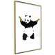 ARTGEIST Plakat med ramme - Banksy: Panda With Guns