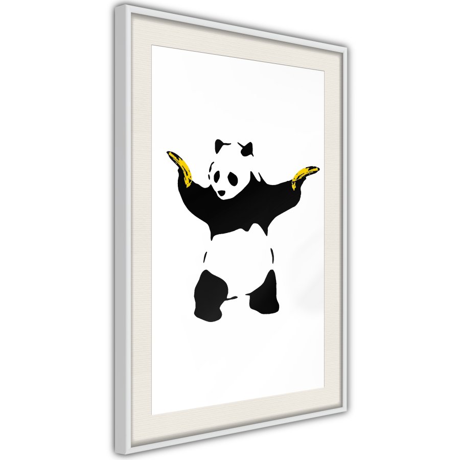 ARTGEIST Plakat med ramme - Banksy: Panda With Guns