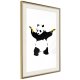 ARTGEIST Plakat med ramme - Banksy: Panda With Guns