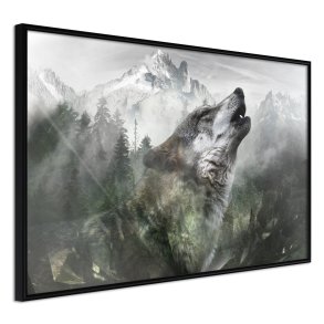 ARTGEIST Plakat med ramme - Wolf's Territory