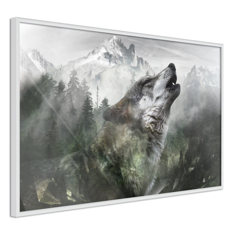 ARTGEIST Plakat med ramme - Wolf's Territory