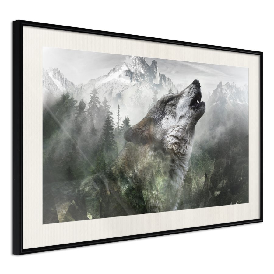 ARTGEIST Plakat med ramme - Wolf's Territory