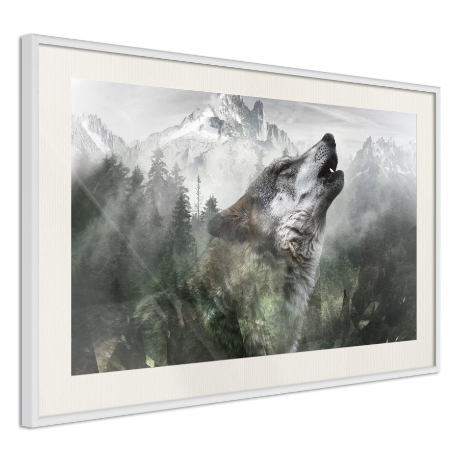 ARTGEIST Plakat med ramme - Wolf's Territory
