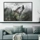 ARTGEIST Plakat med ramme - Wolf's Territory