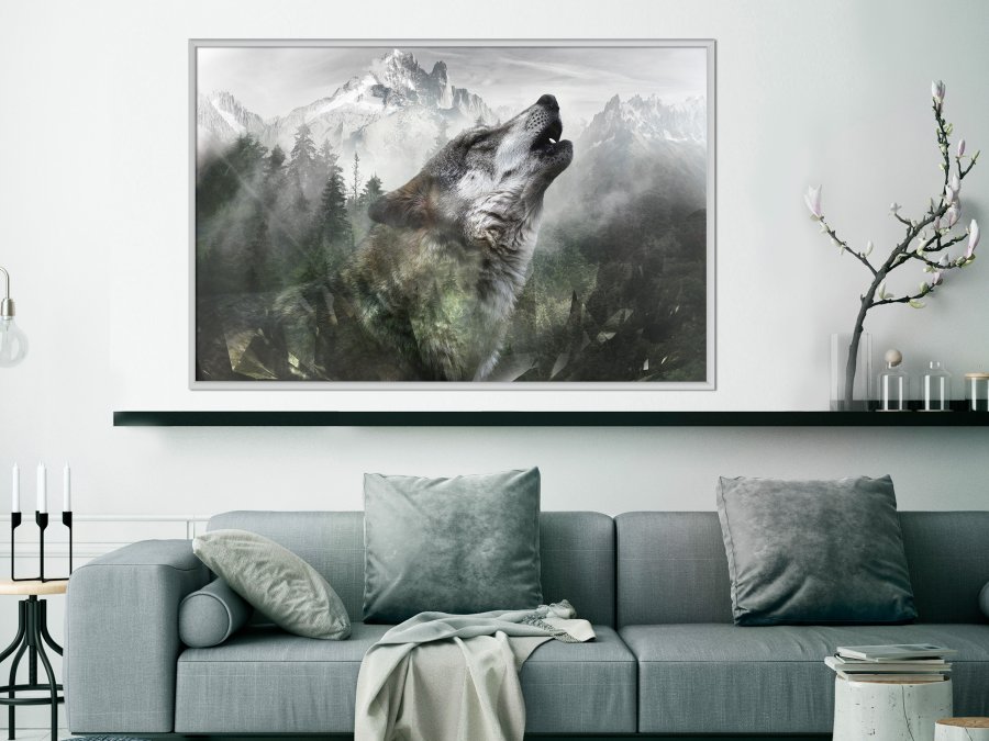 ARTGEIST Plakat med ramme - Wolf's Territory
