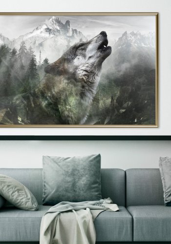 ARTGEIST Plakat med ramme - Wolf's Territory
