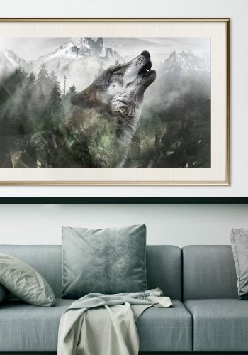 ARTGEIST Plakat med ramme - Wolf's Territory