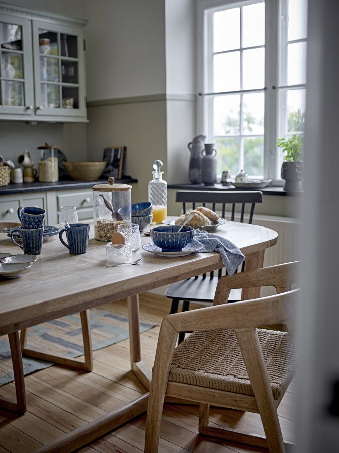 CREATIVE COLLECTION Elanor Tallerken, Bl, Stentj