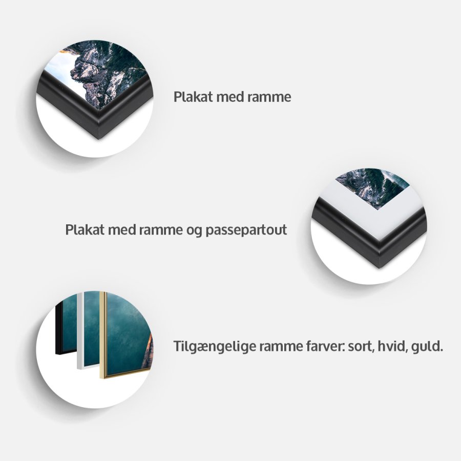 ARTGEIST Plakat med ramme - Swaying Wind