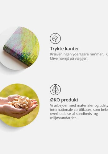 ARTGEIST Beating of your heart - Rustikt billede af to hjerter trykt p lrred - Flere strrelser