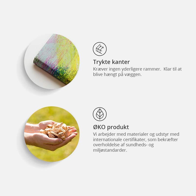 ARTGEIST billede trykt p lrred - Winged Buddha, 5-delt - Flere strrelser