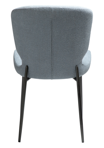 DAN-FORM GLORY Stol Blt tge bouclé stof med antikke tinben