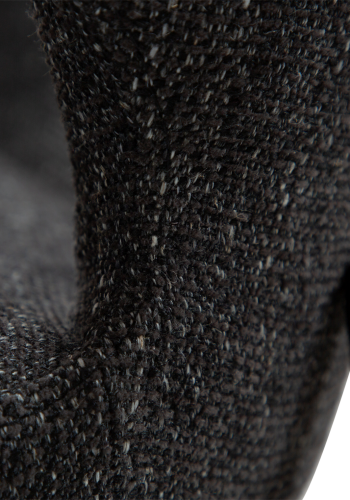 DANFORM Glory spisebordsstol - Raven sort boucléstof og sort stl