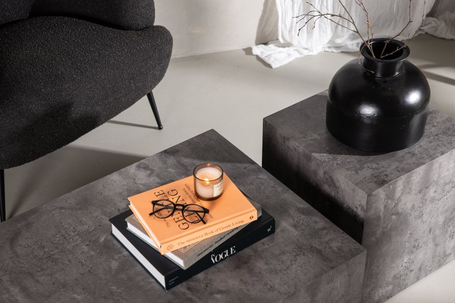 VENTURE DESIGN York sofabord - gr marmor look MDF (st med 2)