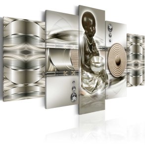 ARTGEIST billede trykt p lrred - Soothing Zen, 5-delt - Flere strrelser