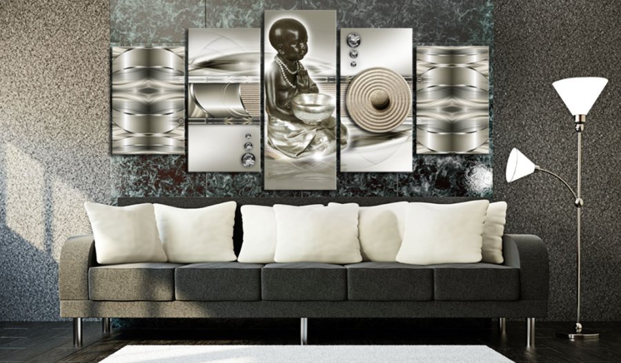 ARTGEIST billede trykt p lrred - Soothing Zen, 5-delt - Flere strrelser