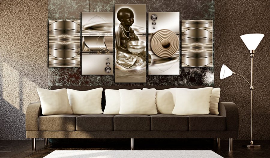 ARTGEIST billede trykt p lrred - Zen calm, 5-delt - Flere strrelser