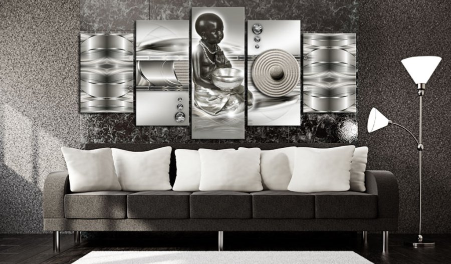 ARTGEIST billede trykt p lrred - Abstract Zen, 5-delt - Flere strrelser