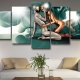 ARTGEIST billede trykt p lrred - Azure Love, 5-delt - Flere strrelser