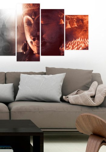 ARTGEIST billede trykt p lrred - Silent Prayer, 5-delt - Flere strrelser