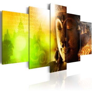 ARTGEIST billede trykt p lrred - The Power of Peace, 5-delt - Flere strrelser