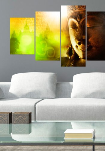 ARTGEIST billede trykt p lrred - The Power of Peace, 5-delt - Flere strrelser