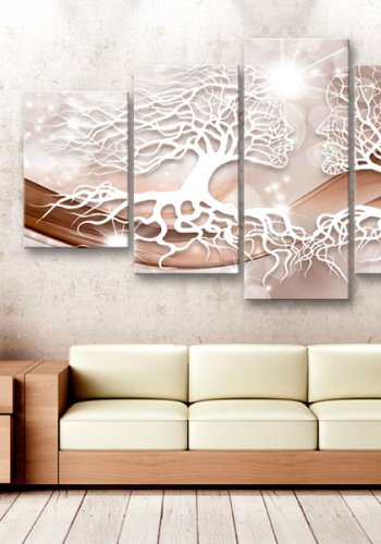 ARTGEIST billede trykt p lrred - Talks About Love, 5-delt - Flere strrelser