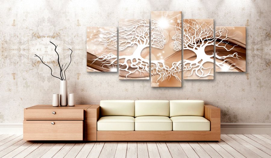 ARTGEIST billede trykt p lrred - Kiss in the Sun, 5-delt - Flere strrelser