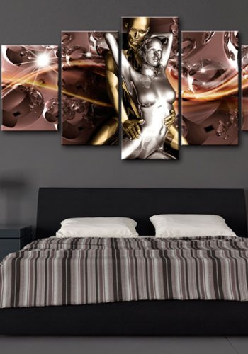 ARTGEIST billede trykt p lrred - Romantic Ecstasy, 5-delt - Flere strrelser