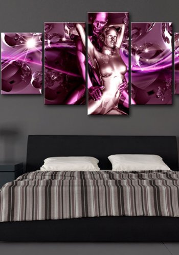 ARTGEIST billede trykt p lrred - Energy of Senses, 5-delt - Flere strrelser