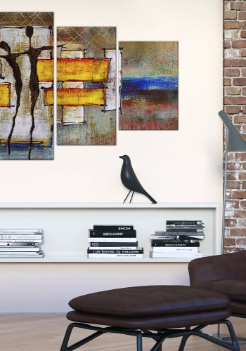 ARTGEIST billede trykt p lrred - Poem about Love, 5-delt - Flere strrelser