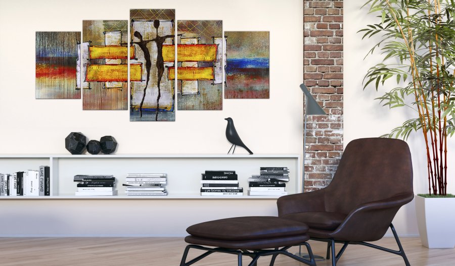 ARTGEIST billede trykt p lrred - Poem about Love, 5-delt - Flere strrelser