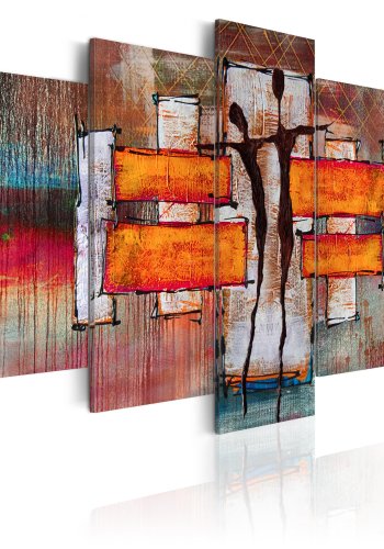 ARTGEIST billede trykt p lrred - The Land of Dance, 5-delt - Flere strrelser