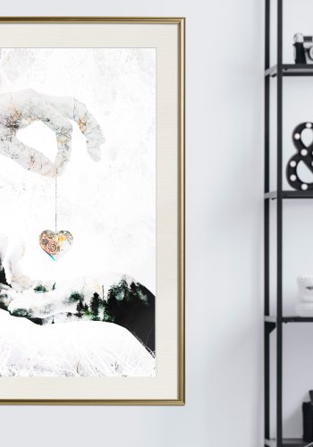 ARTGEIST Plakat med ramme - Give Me Your Heart