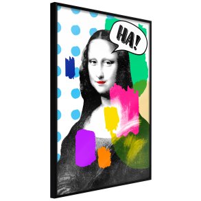 ARTGEIST Plakat med ramme - Mona Lisa's Laughter