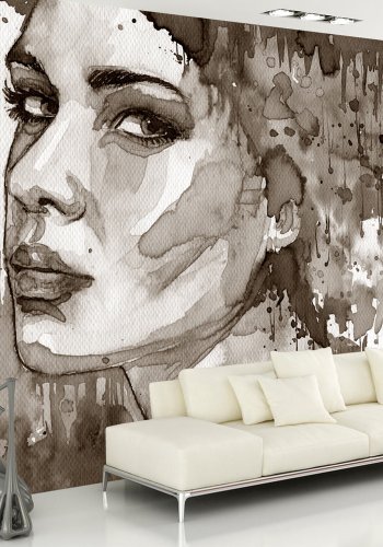 ARTGEIST Fototapet - Black Lady, smuk kvinde (flere strrelser)