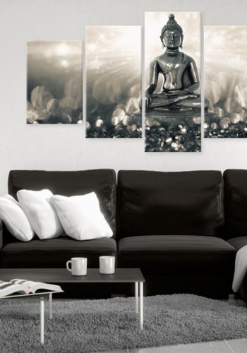 ATGEIST billede trykt p lrred - Deep in Reverie, 5-delt - Flere strrelser