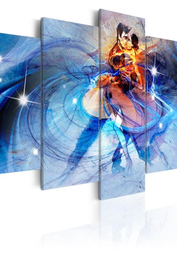 ARTGEIST billede trykt p lrred - Dance of Love, 5-delt - Flere strrelser