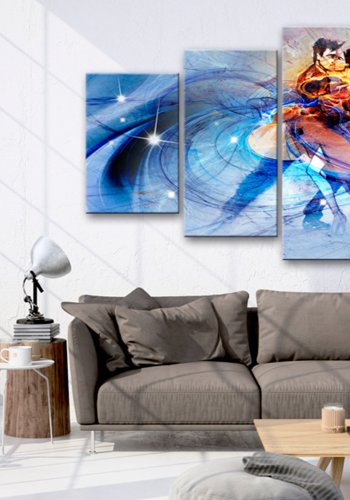 ARTGEIST billede trykt p lrred - Dance of Love, 5-delt - Flere strrelser