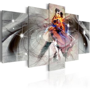 ARTGEIST billede trykt p lrred - Madness of Love, 5-delt - Flere strrelser