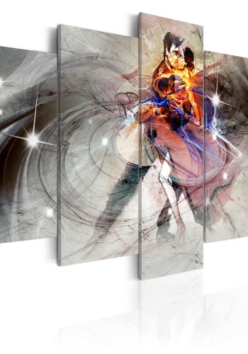 ARTGEIST billede trykt p lrred - Madness of Love, 5-delt - Flere strrelser