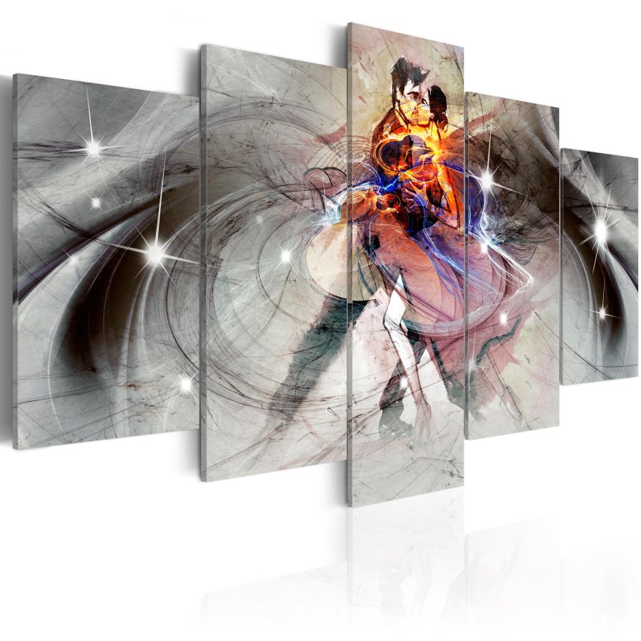 ARTGEIST billede trykt p lrred - Madness of Love, 5-delt - Flere strrelser