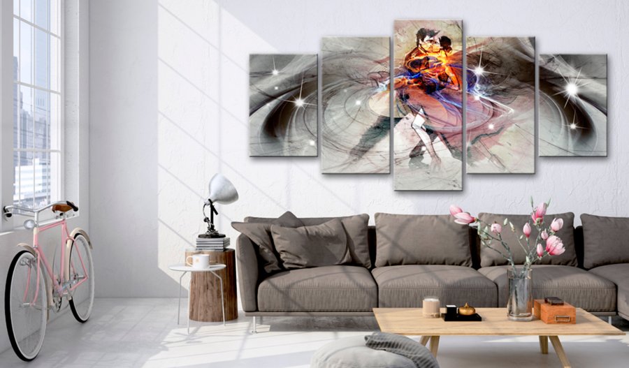 ARTGEIST billede trykt p lrred - Madness of Love, 5-delt - Flere strrelser