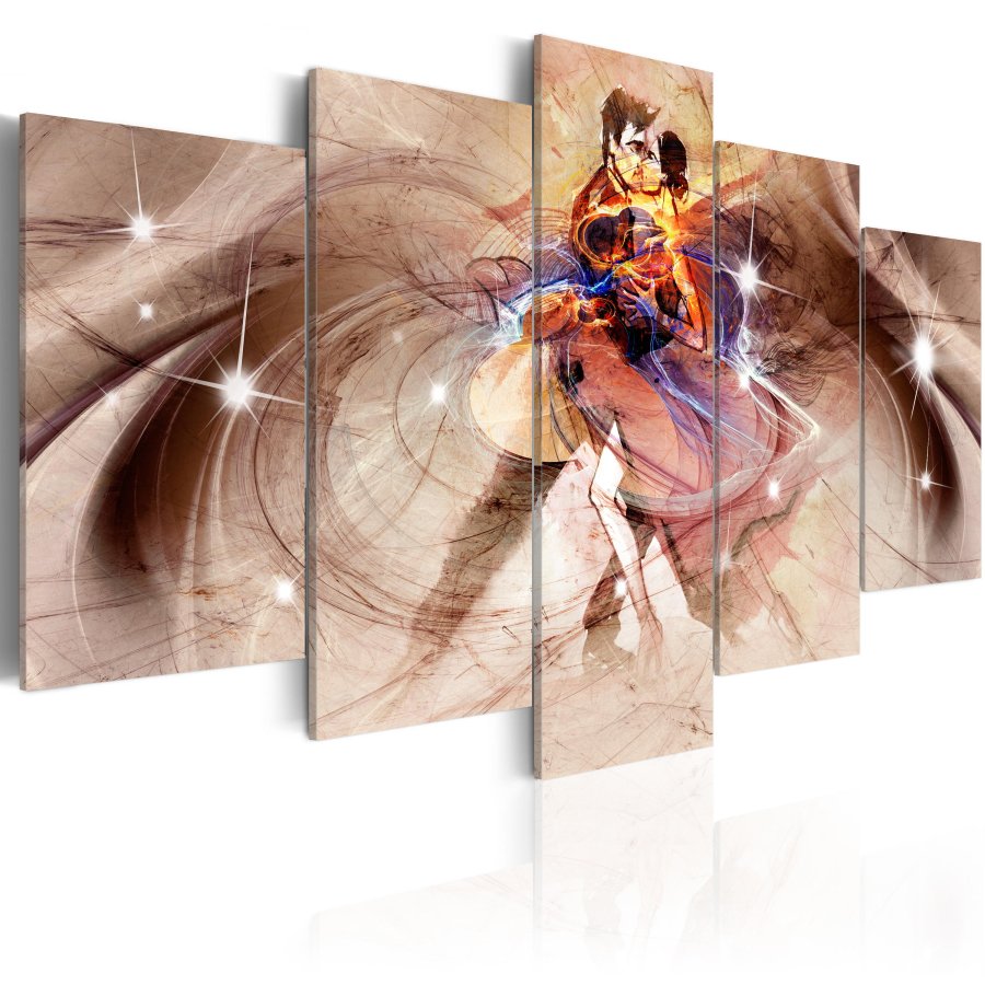 ARTGEIST billede trykt p lrred - Lovers of the Time, 5-delt - Flere strrelser 